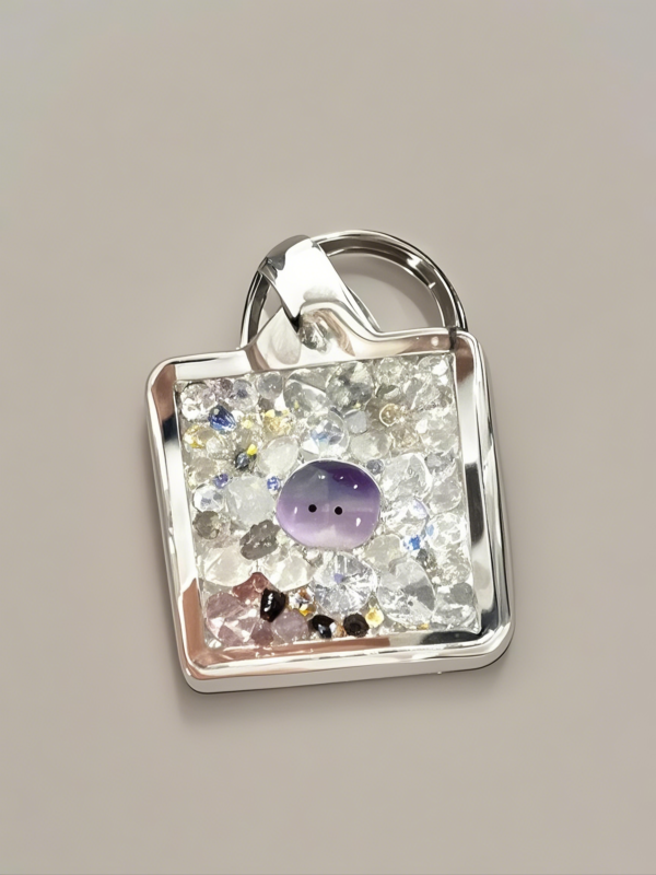 Stone Pet Keychain